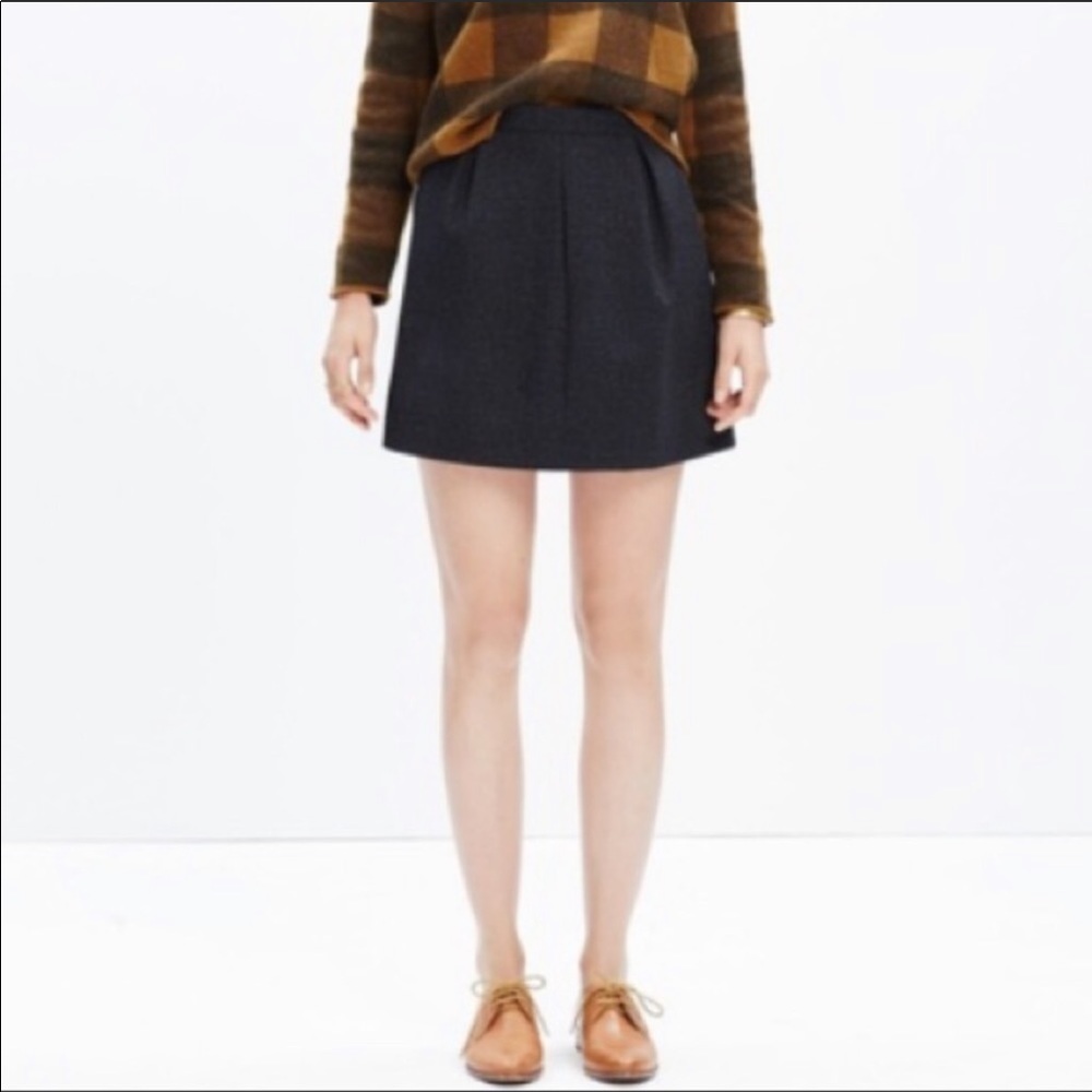 NWOT Madewell Journal Pleated Skirt
